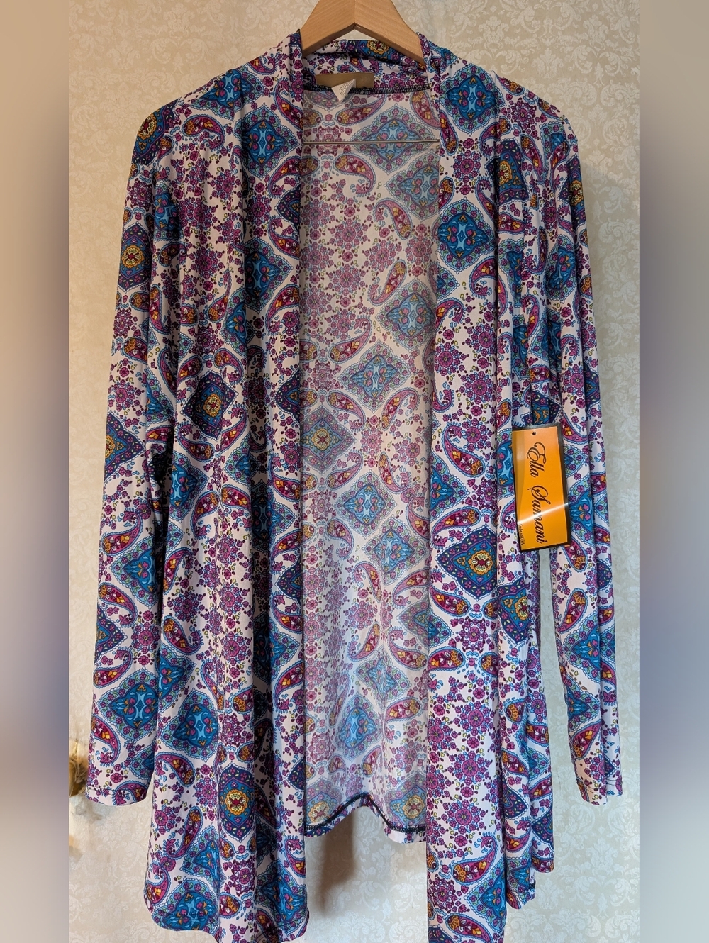 Ella Samani Sz.3X  NWT Kimono Style Open Cardigan
